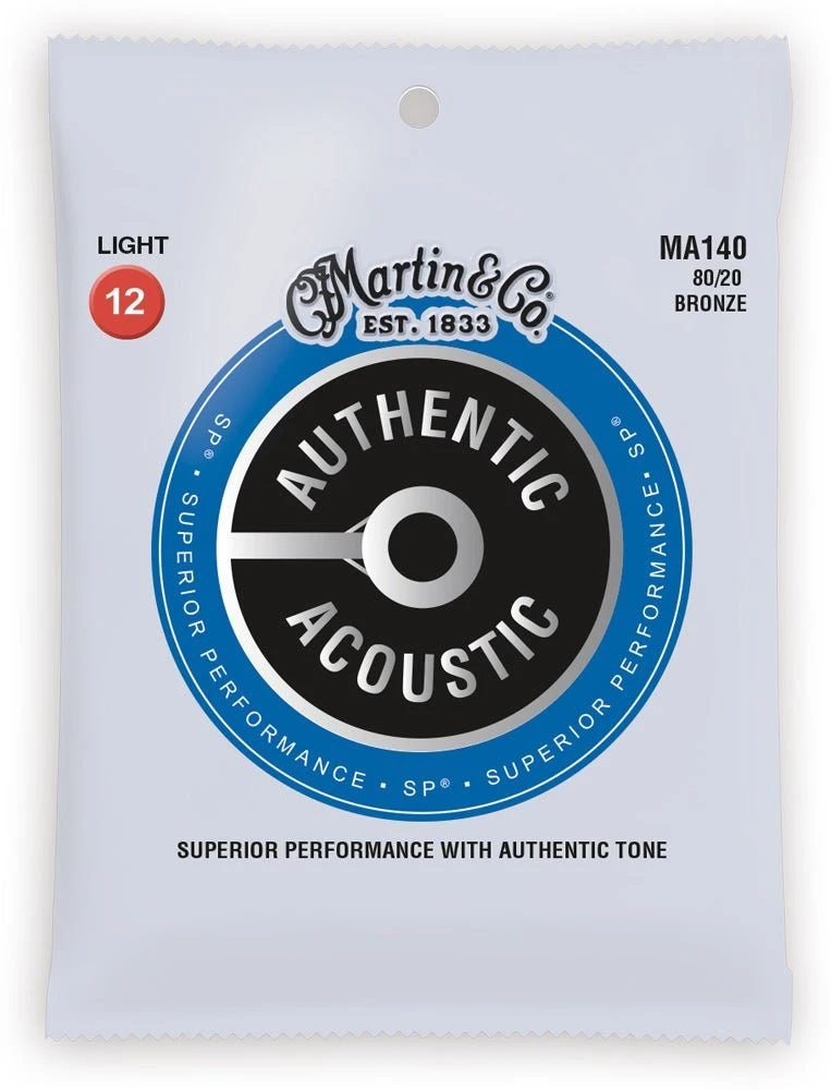 Martin Authentic Acoustic SP Guitar Strings 80/20 Bronze 3 Martin Authentic Acoustic SP Guitar Strings 80/20 Bronze - Image 3