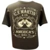 Martin & Co. Classic Dual Guitar T-Shirt -Faders Music Store martin co classic dual guitar t shirt martin guitar co 973379