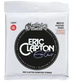Martin & Co. Eric Clapton's Choice Phosphor Bronze Acoustic Guitar Strings