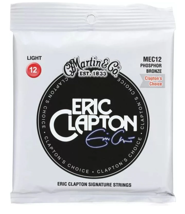 Martin & Co. Eric Clapton's Choice Phosphor Bronze Acoustic Guitar Strings 1 Martin & Co. Eric Clapton's Choice Phosphor Bronze Acoustic Guitar Strings