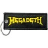MEGADETH KEYCHAIN: LOGO (DOUBLE SIDED PATCH) 2 MEGADETH KEYCHAIN: LOGO (DOUBLE SIDED PATCH) -Faders Music Store megadeth keychain logo double sided patch rock off trade 326787