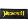 MEGADETH STANDARD PATCH: LOGO 3 MEGADETH STANDARD PATCH: LOGO -Faders Music Store megadeth standard patch logo rock off trade 200400