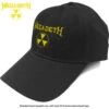 MEGADETH UNISEX BASEBALL CAP: HAZARD LOGO 2 MEGADETH UNISEX BASEBALL CAP: HAZARD LOGO -Faders Music Store megadeth unisex baseball cap hazard logo rock off trade 744045