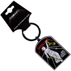 Metallica Keychain And Justice For All Tombstone