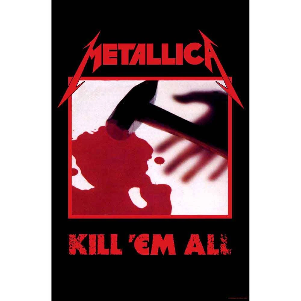 Metallica Textile Poster Kill 'em All 1 Metallica Textile Poster Kill 'em All