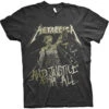 METALLICA UNISEX TEE: JUSTICE VINTAGE -Faders Music Store metallica unisex tee justice vintage rock off trade 771819