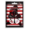 MOTLEY CRUE PLECTRUM PACK: RED, WHITE & CRUE -Faders Music Store motley crue plectrum pack red white crue rock off trade 687267