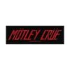 Motley Crue Woven Patch Logo (Standard) -Faders Music Store motley crue woven patch logo standard rock off trade 793222