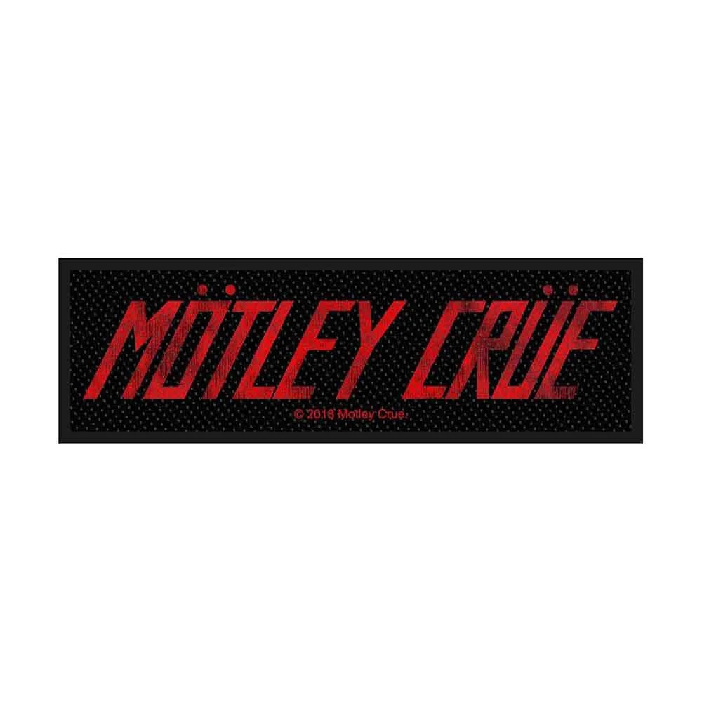 Motley Crue Woven Patch Logo (Standard) 1 Motley Crue Woven Patch Logo (Standard)