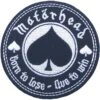 MOTORHEAD STANDARD PATCH: BORN TO LOSE, LIVE TO WIN -Faders Music Store motorhead standard patch born to lose live to win rock off trade 233246