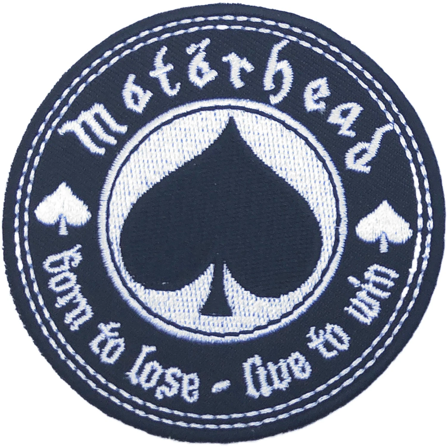 MOTORHEAD STANDARD PATCH: BORN TO LOSE, LIVE TO WIN 1 MOTORHEAD STANDARD PATCH: BORN TO LOSE, LIVE TO WIN