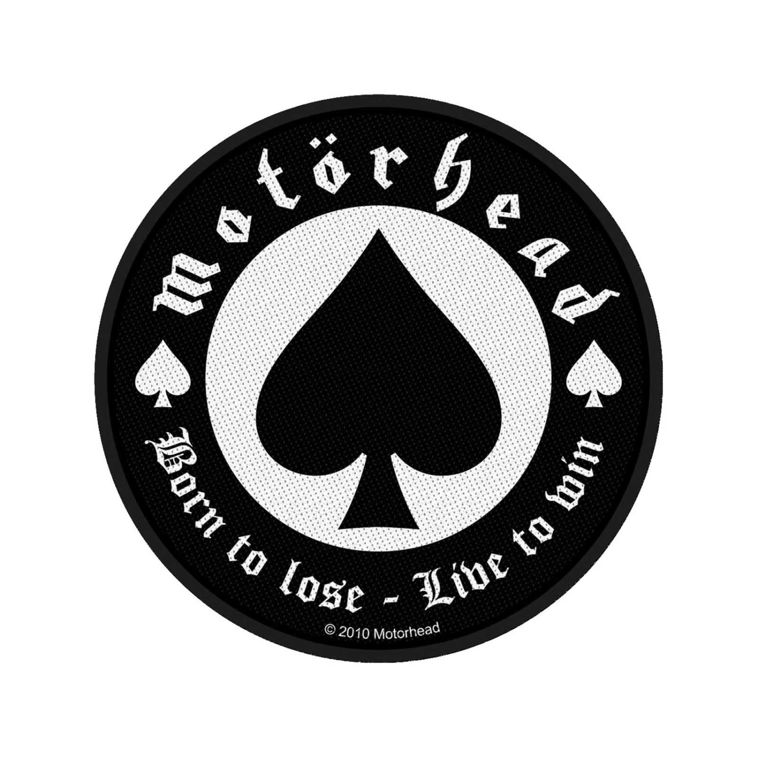 MOTORHEAD STANDARD PATCH: BORN TO LOSE (LOOSE) 1 MOTORHEAD STANDARD PATCH: BORN TO LOSE (LOOSE)