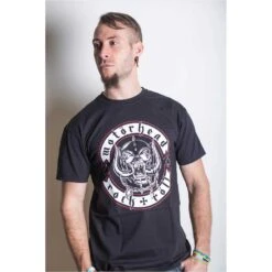 MOTORHEAD UNISEX TEE: BIKER BADGE