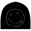 NIRVANA UNISEX BEANIE HAT: SMILEY