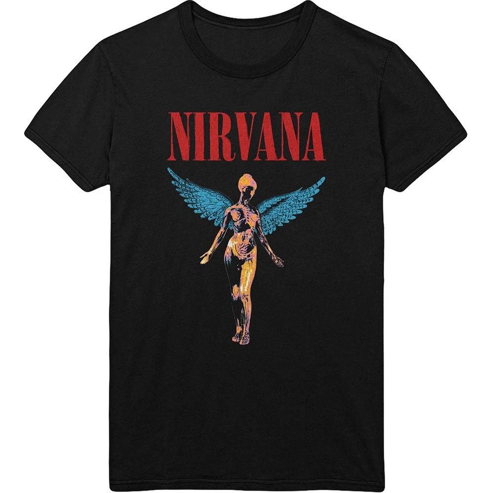 NIRVANA UNISEX TEE: ANGELIC 1 NIRVANA UNISEX TEE: ANGELIC