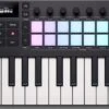 Novation 4th Gen Compact 25-Key MIDI Keyboard, Black -Faders Music Store novation 4th gen compact 25 key midi keyboard black erikson audio 162559