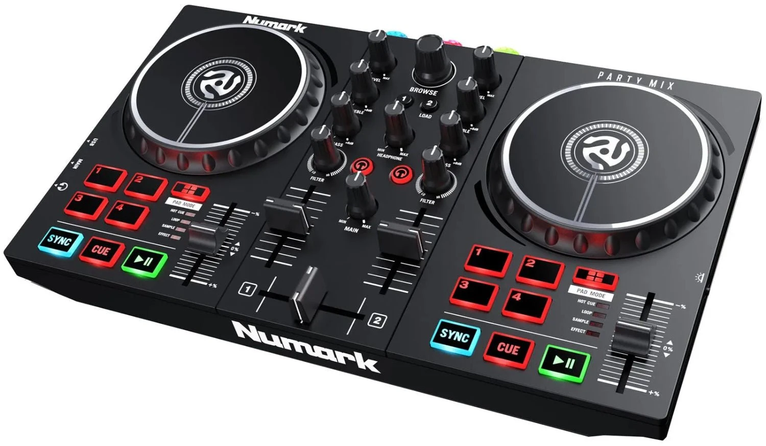 Numark Party Mix II DJ Controller 1 Numark Party Mix II DJ Controller