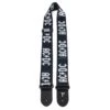 Official Licensing AC/DC White Logo On Black Polyester Guitar Strap -Faders Music Store official licensing acdc white logo on black polyester guitar strap perris leathers 928809