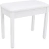 On-Stage Keyboard/Piano Bench, White -Faders Music Store on stage keyboardpiano bench white bj 887143