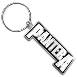 PANTERA KEYCHAIN: LOGO (ENAMEL IN-FILL)