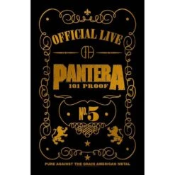 Pantera Textile Poster 101 Proof