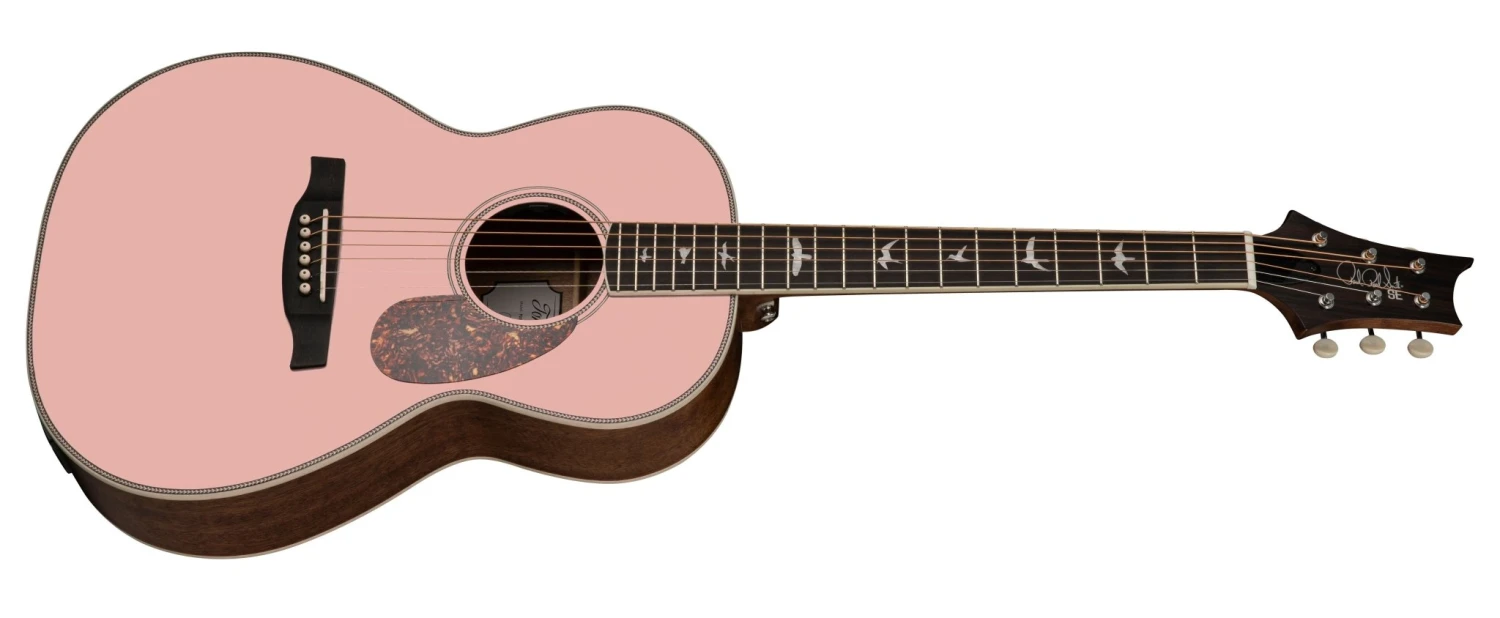 Paul Reed Smith PRS SE PPE20SA Parlor W/ Fishman SonoTone LIMITED EDITION LOTUS PINK 2 Paul Reed Smith PRS SE PPE20SA Parlor W/ Fishman SonoTone LIMITED EDITION LOTUS PINK - Image 2