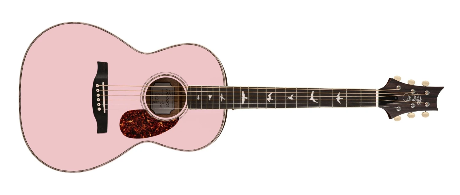 Paul Reed Smith PRS SE PPE20SA Parlor W/ Fishman SonoTone LIMITED EDITION LOTUS PINK 1 Paul Reed Smith PRS SE PPE20SA Parlor W/ Fishman SonoTone LIMITED EDITION LOTUS PINK