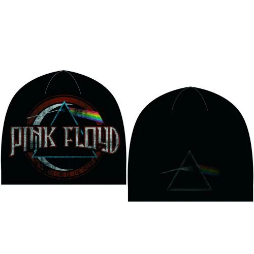 PINK FLOYD UNISEX BEANIE HAT: DARK SIDE OF THE MOON 1 PINK FLOYD UNISEX BEANIE HAT: DARK SIDE OF THE MOON