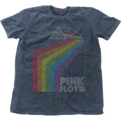 PINK FLOYD UNISEX FASHION TEE: PRISM ARCH (SNOW WASH)