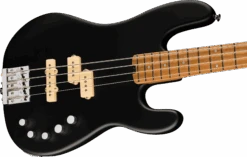 Pro-Mod San Dimas® Bass PJ IV, Caramelized Maple Fingerboard, Satin Black -Faders Music Store pro mod san dimas bass pj iv caramelized maple fingerboard satin black fmic 311602