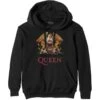 QUEEN UNISEX PULLOVER HOODIE: CLASSIC CREST 3 QUEEN UNISEX PULLOVER HOODIE: CLASSIC CREST -Faders Music Store queen unisex pullover hoodie classic crest rock off trade 345476