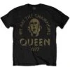 QUEEN UNISEX TEE: WE ARE THE CHAMPIONS 2 QUEEN UNISEX TEE: WE ARE THE CHAMPIONS -Faders Music Store queen unisex tee we are the champions rock off trade 727844