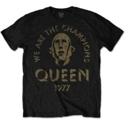 QUEEN UNISEX TEE: WE ARE THE CHAMPIONS