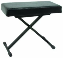 Quik Lok Height Adjustable Small Bench With Thick Cushion