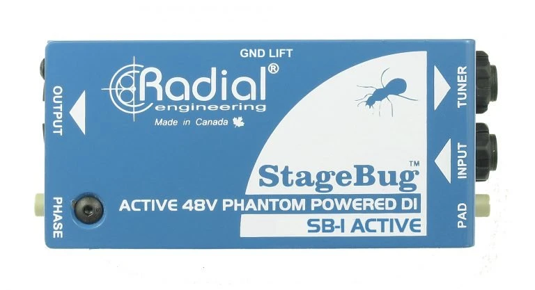 Radial Engineering StageBug SB-1 Active Acoustic Direct Box 1 Radial Engineering StageBug SB-1 Active Acoustic Direct Box