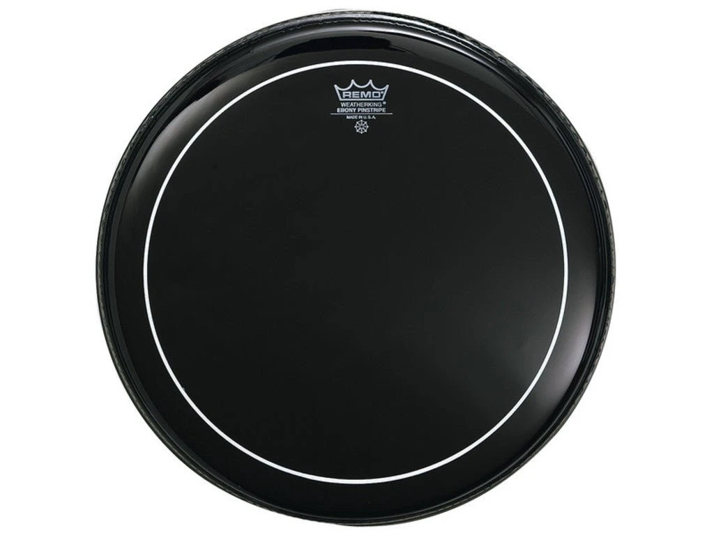 Remo Pinstripe Ebony Drum Head 1 Remo Pinstripe Ebony Drum Head