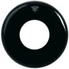 Remo Pinstripe Ebony W/ Hole 22" Bass Drum Head -Faders Music Store remo pinstripe ebony w hole 22 bass drum head coast music 714510