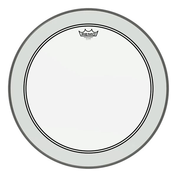Remo Powerstroke 3 Clear Bass Drum Head 1 Remo Powerstroke 3 Clear Bass Drum Head