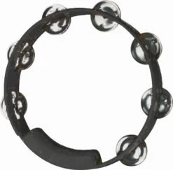 Rhythm Tech Black With Nickel Jingles True Colors Tambourines