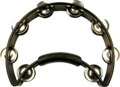 Rhythm Tech RT1010 Black With Nickel Jingles Tambourine