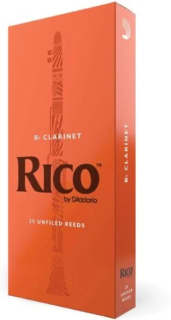 Rico Bb Clarinet Reeds 25 Pack