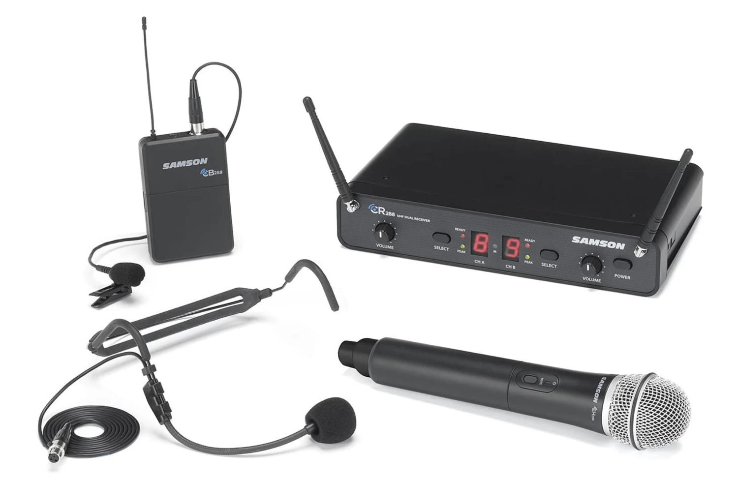 Samson Concert 288 All-in-One - Dual Channel Wireless System 1 Samson Concert 288 All-in-One - Dual Channel Wireless System