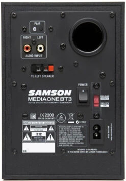 Samson MediaOne BT3 3' Powered Monitors -Faders Music Store samson mediaone bt3 3 powered monitors faders music inc 145911