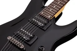 Schecter C-1 SGR 6 String Electric Guitar - Black -Faders Music Store schecter c 1 sgr 6 string electric guitar black erikson music 993335