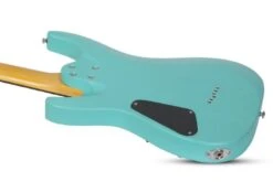 Schecter C-6 Deluxe 6-String Electric Guitar, Satin Aqua -Faders Music Store schecter c 6 deluxe 6 string electric guitar satin aqua erikson music 660327