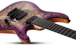 Schecter C-6 Fr Pro Electric Guitar Burl Top, Coil Split Tap, Aurora Burst -Faders Music Store schecter c 6 fr pro electric guitar burl top coil split tap aurora burst erikson music 509645