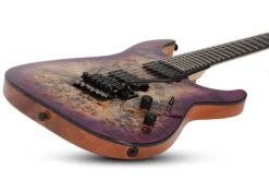 Schecter C-6 Fr Pro Electric Guitar Burl Top, Coil Split Tap, Aurora Burst -Faders Music Store schecter c 6 fr pro electric guitar burl top coil split tap aurora burst erikson music 631226