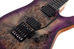 Schecter C-6 Fr Pro Electric Guitar Burl Top, Coil Split Tap, Aurora Burst -Faders Music Store schecter c 6 fr pro electric guitar burl top coil split tap aurora burst erikson music 903399