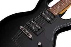 Schecter S-1 SGR Electric Guitar, Midnight Satin Black 8 Schecter S-1 SGR Electric Guitar, Midnight Satin Black -Faders Music Store schecter s 1 sgr electric guitar midnight satin black erikson music 855391