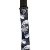 Screaming Skulls Polyester Guitar Strap -Faders Music Store screaming skulls polyester guitar strap perris leathers 616590
